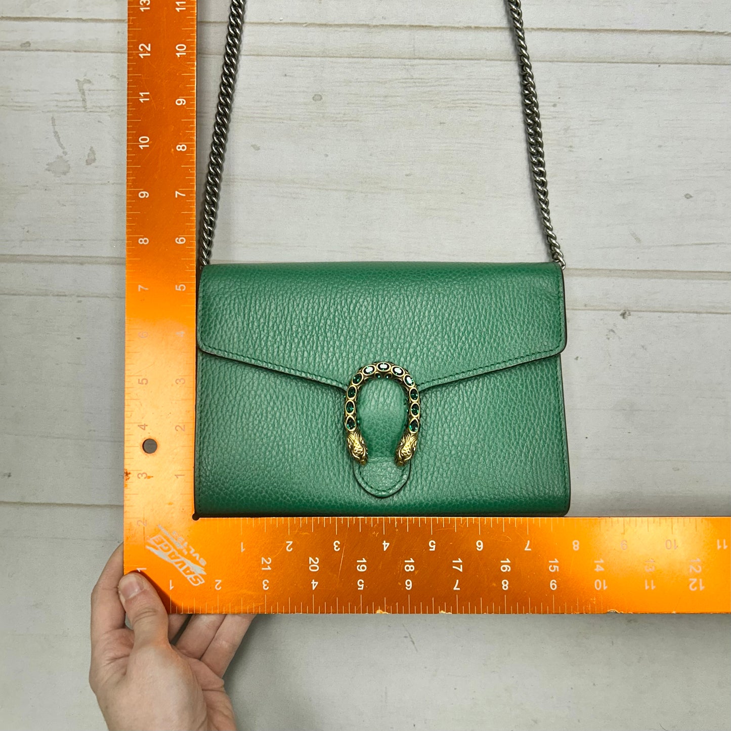 Crossbody Luxury Designer By Gucci, Size: Small