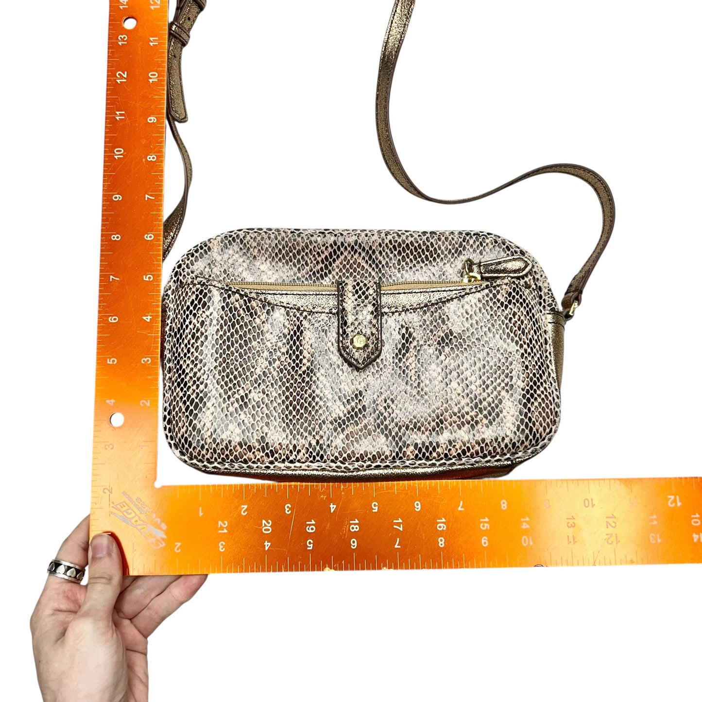 Crossbody Leather By Gilli, Size: Small
