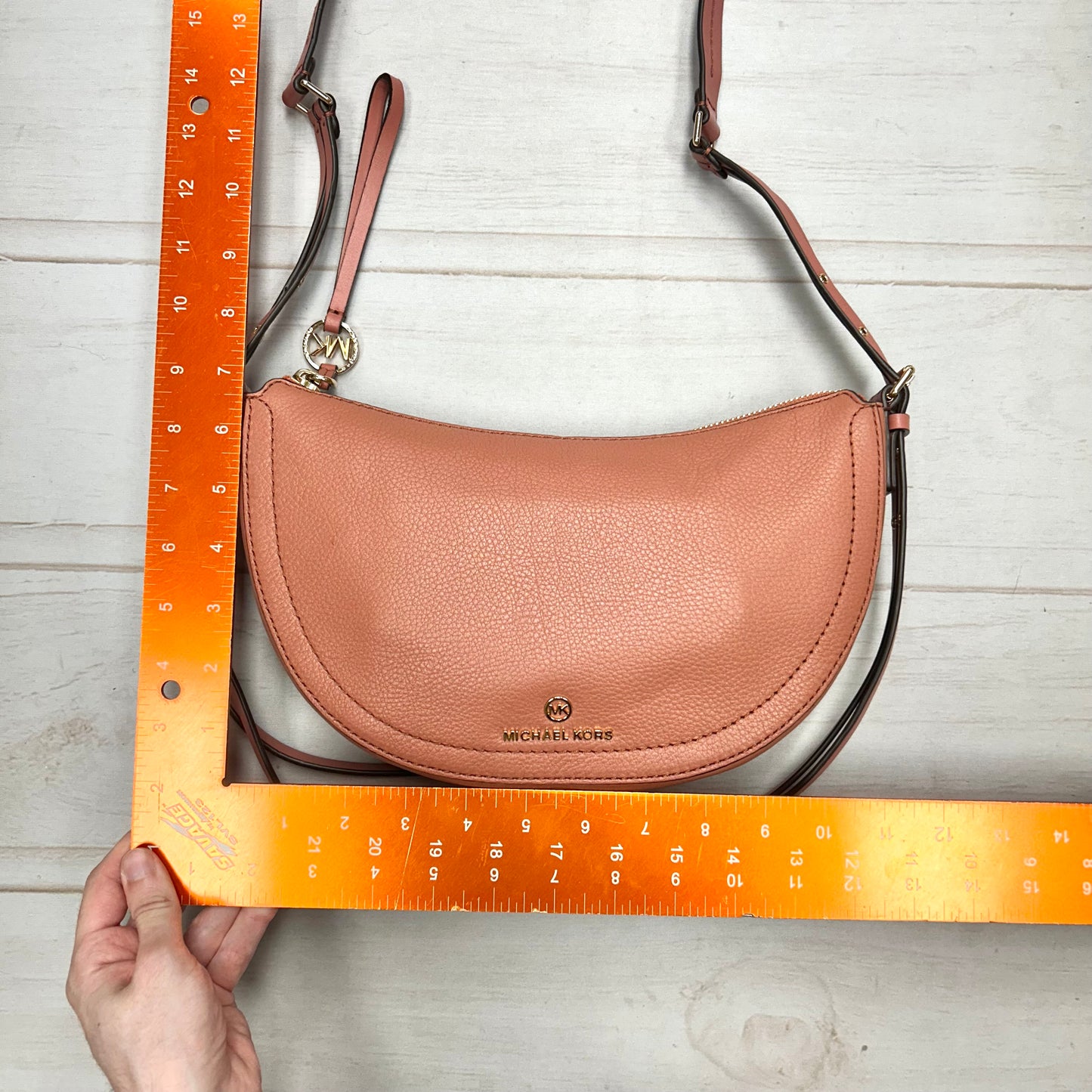 Crossbody Designer By Michael Kors, Size: Medium