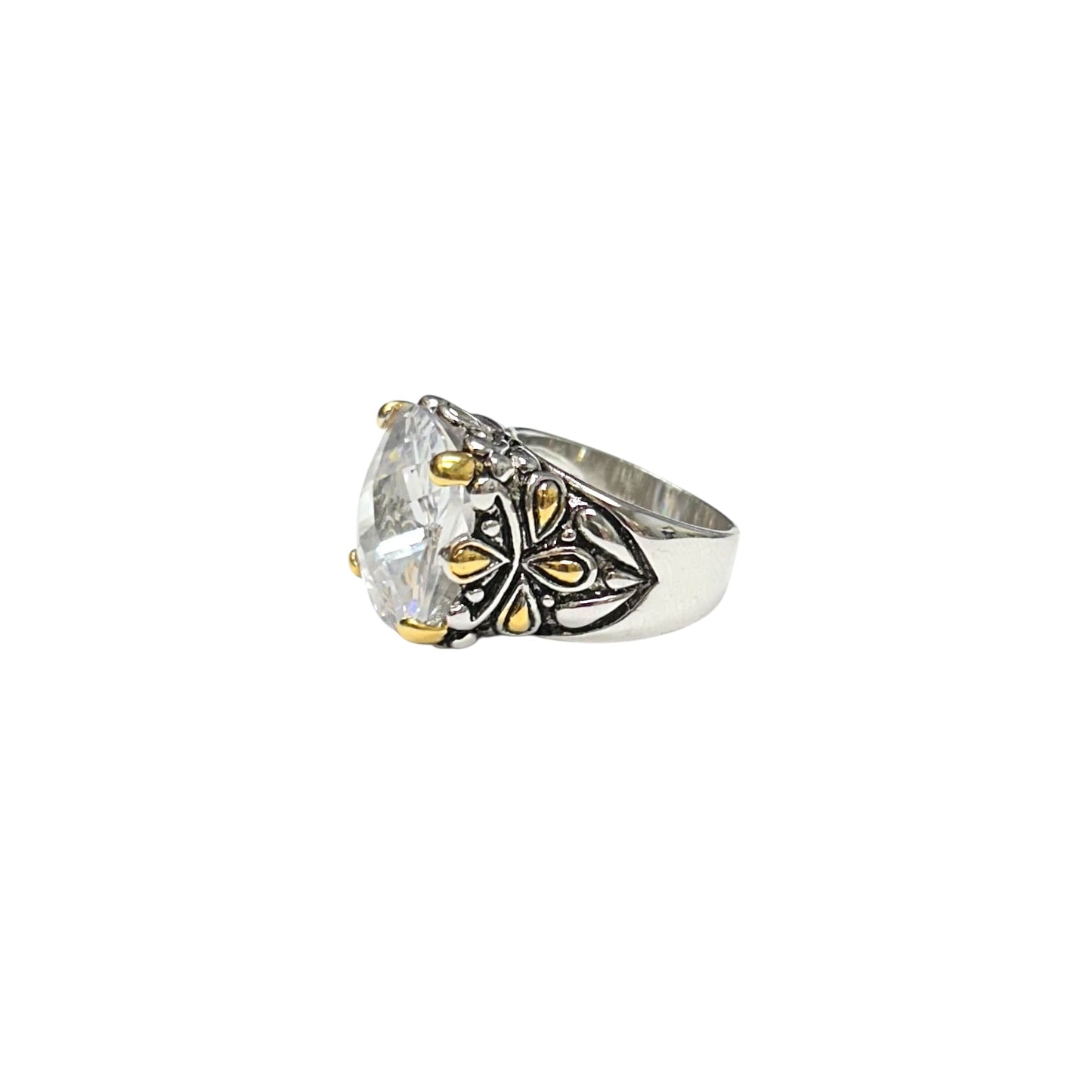Ring Sterling Silver 18k, Size: 5.5