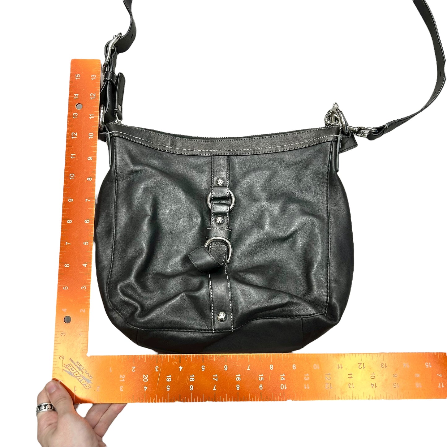 Crossbody Designer By Coach, Size: Medium