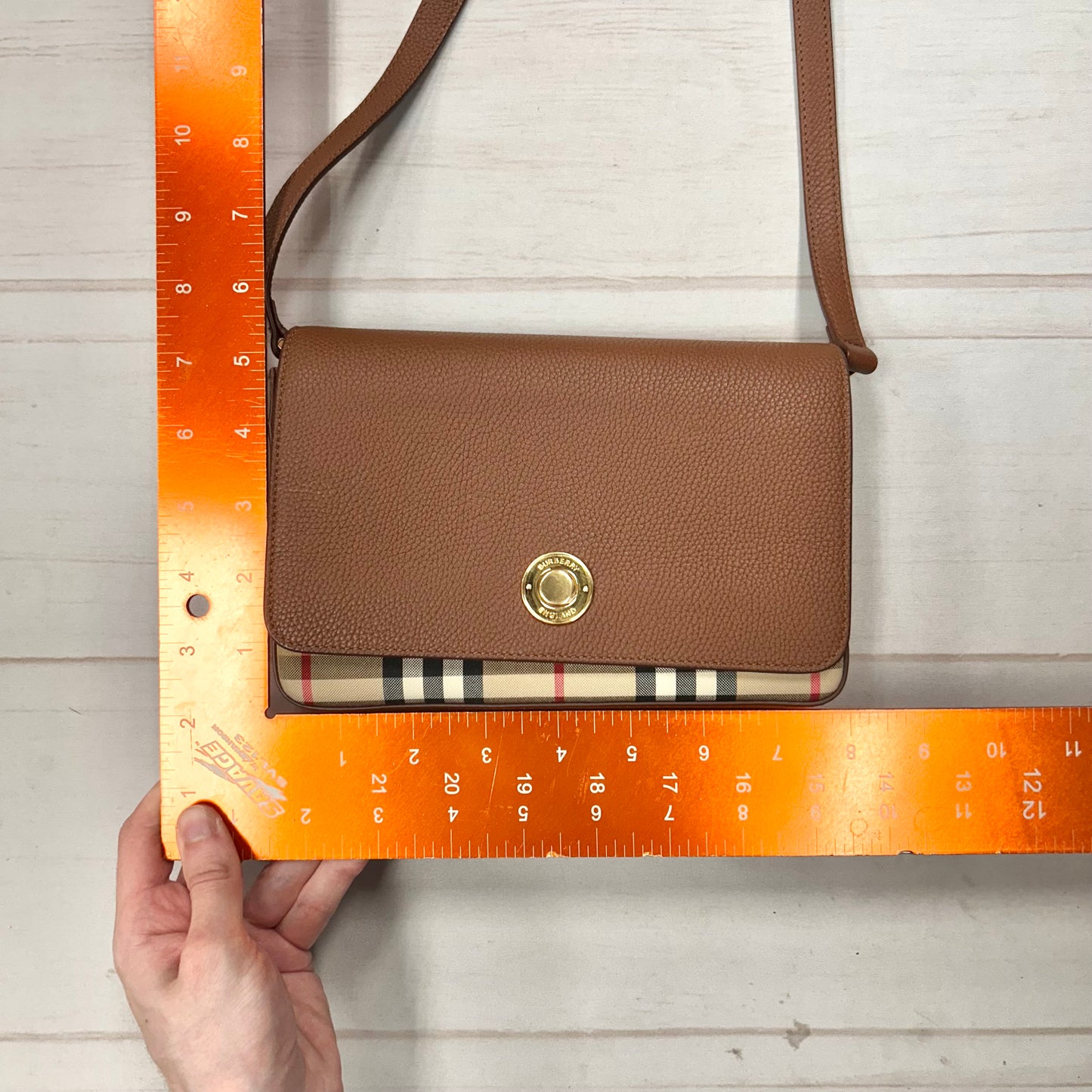 Crossbody Luxury Designer By Burberry, Size: Small