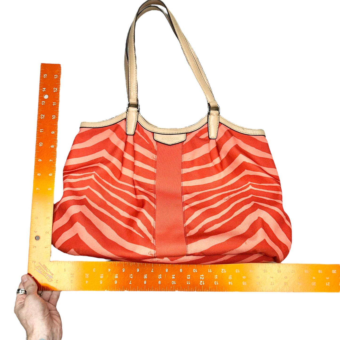 Handbag Designer By Coach, Size: Medium