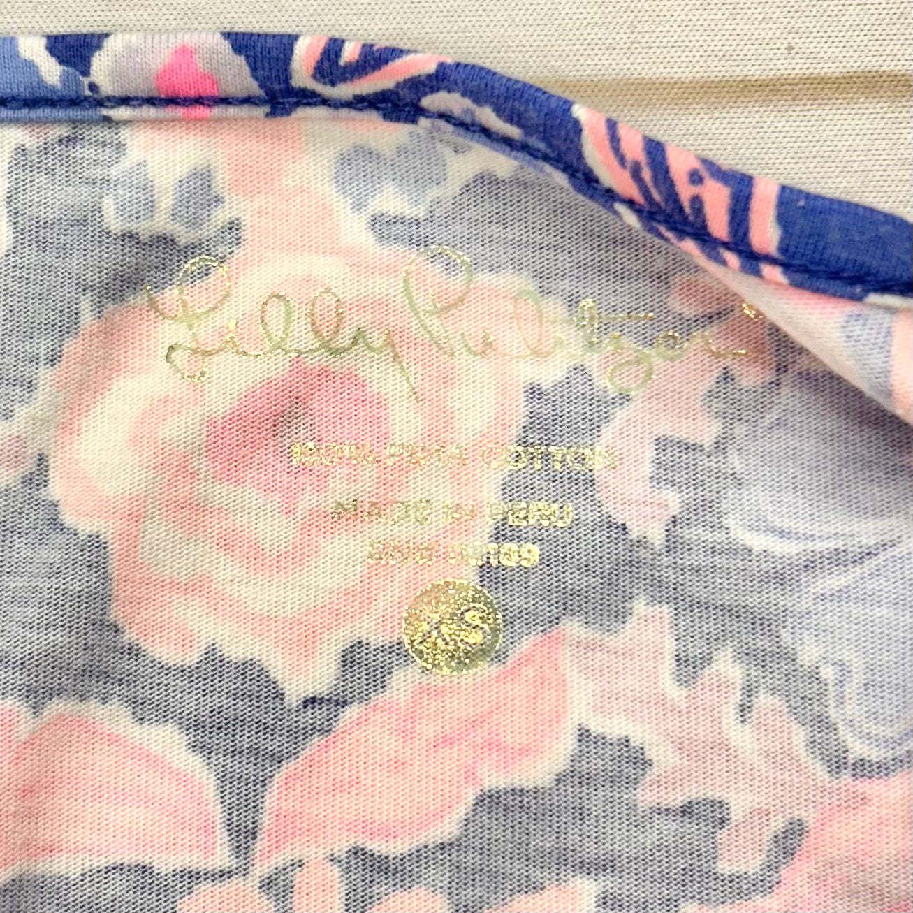 Dress Designer By Lilly Pulitzer In Blue & Pink, Size: Xs