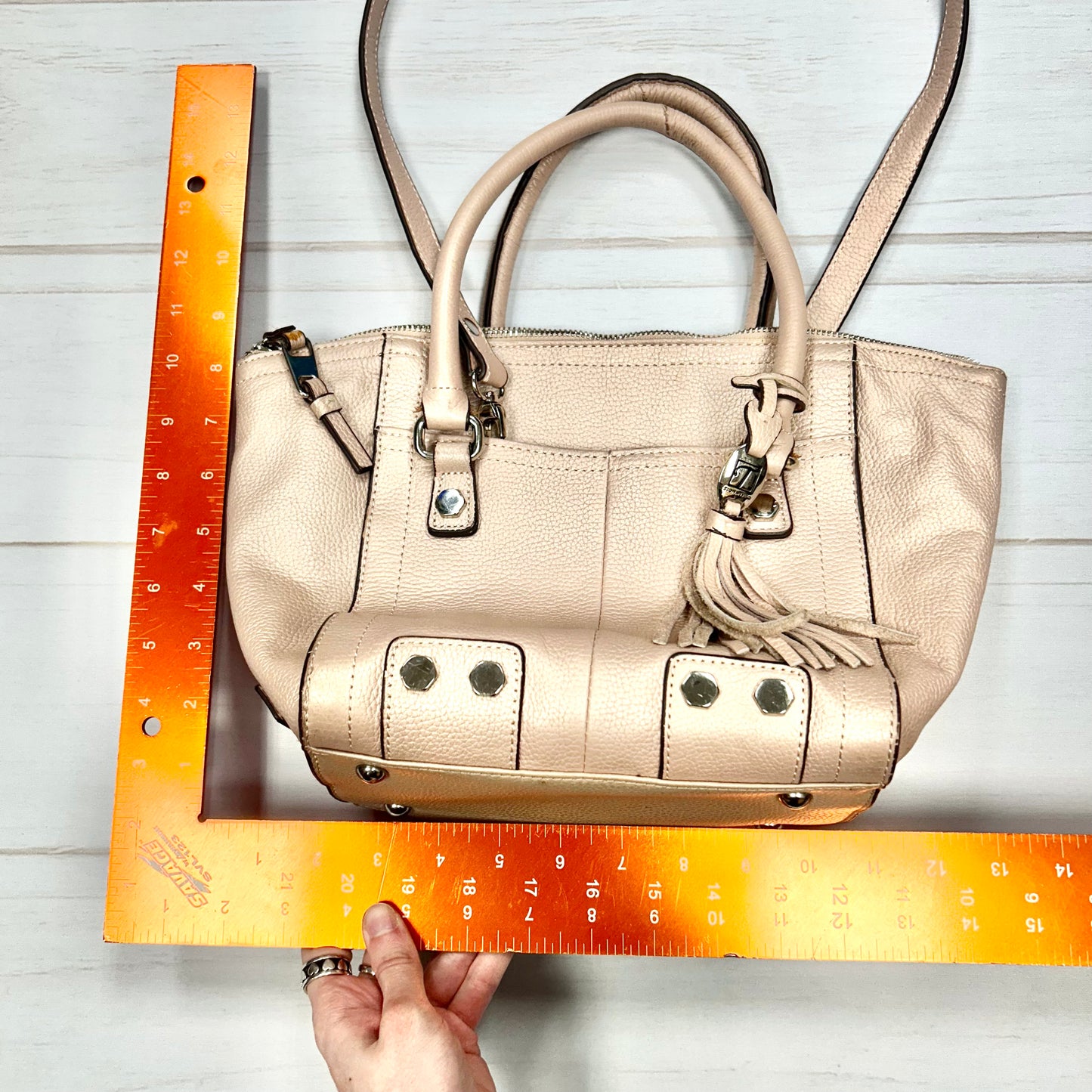 Crossbody Leather By Tignanello Purses Size: Medium