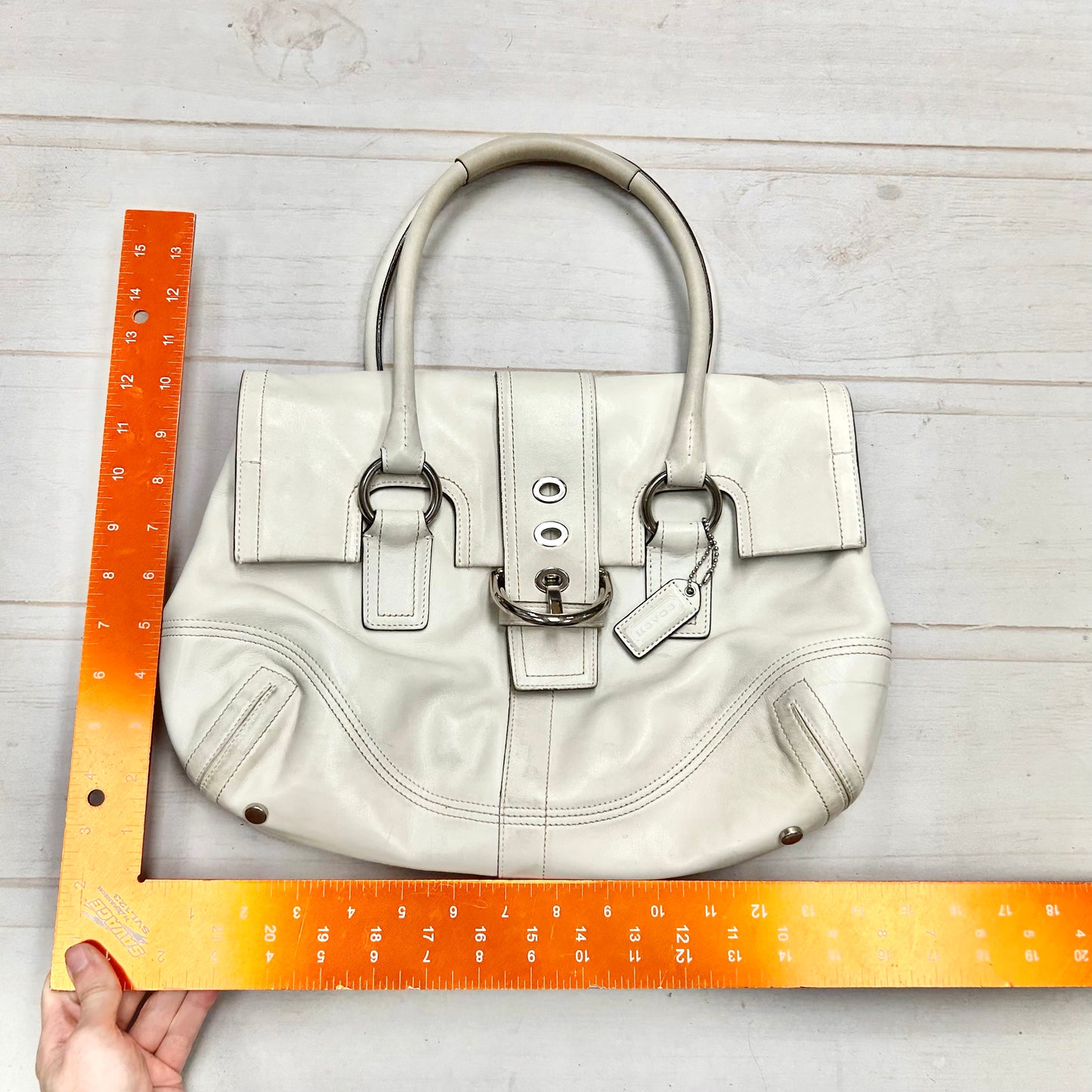 Handbag Designer By Coach, Size: Large