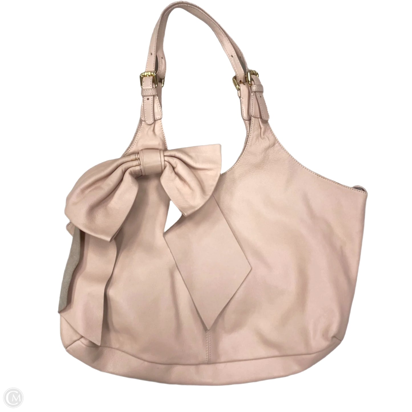 Handbag Leather By Red V, Size: Medium