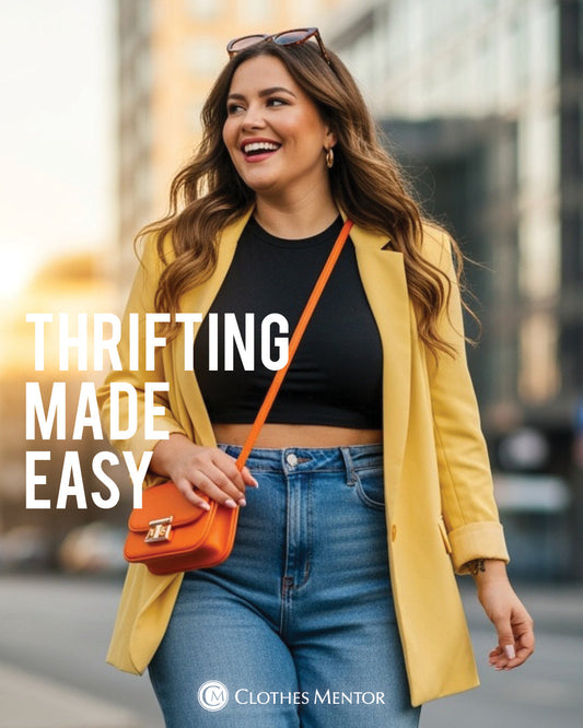 Woman in Fall Transition Look