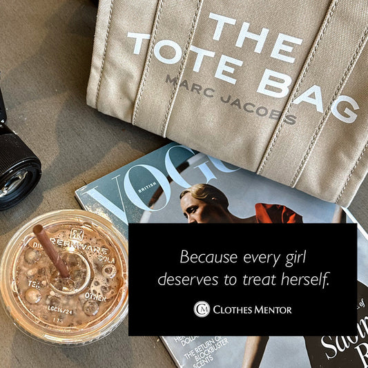 Treat yourself to a new bag and an iced coffee