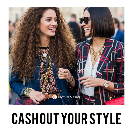 stylish women with an invite to sell to us