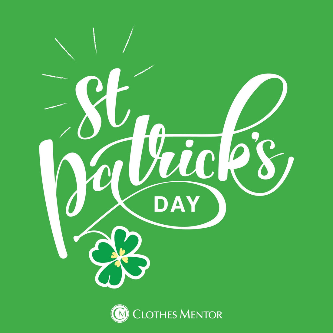 St Patricks Day text