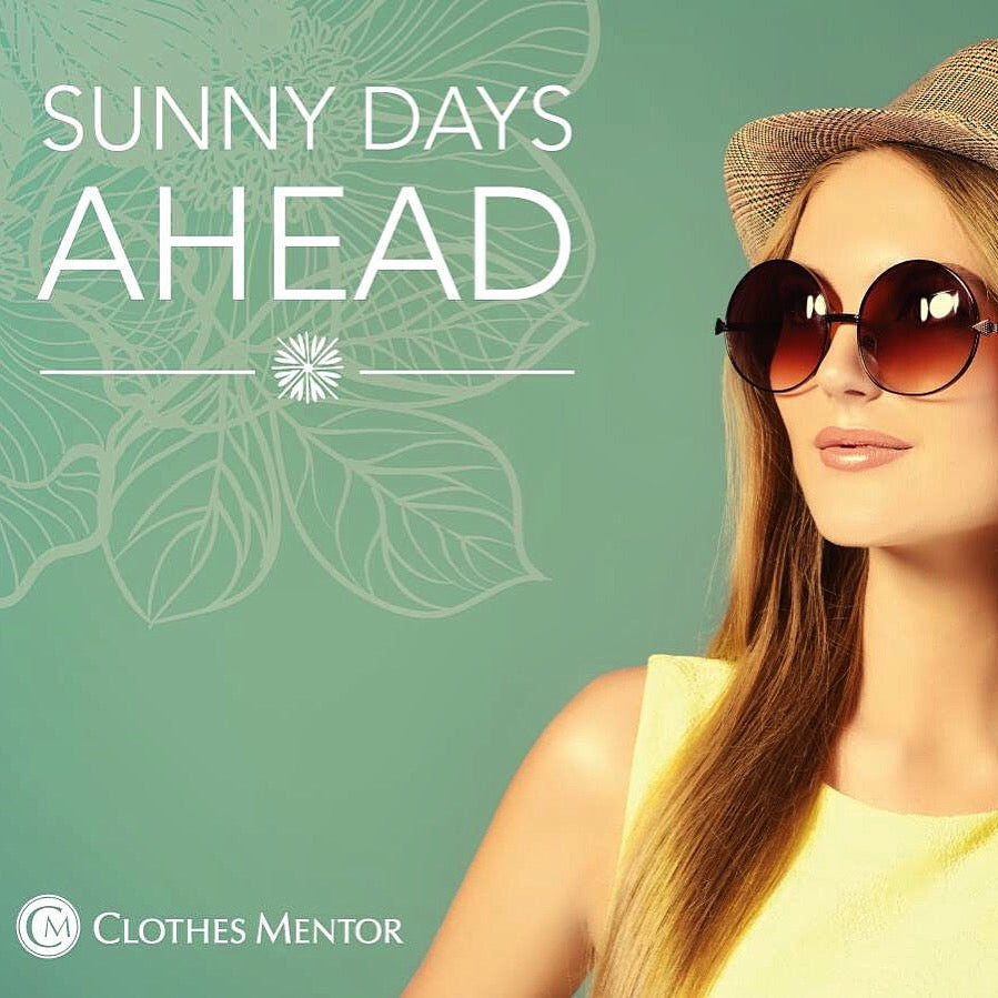 Woman in Sunglasses Sunny Days Ahead