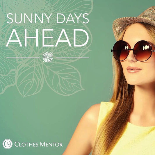 Woman in Sunglasses Sunny Days Ahead
