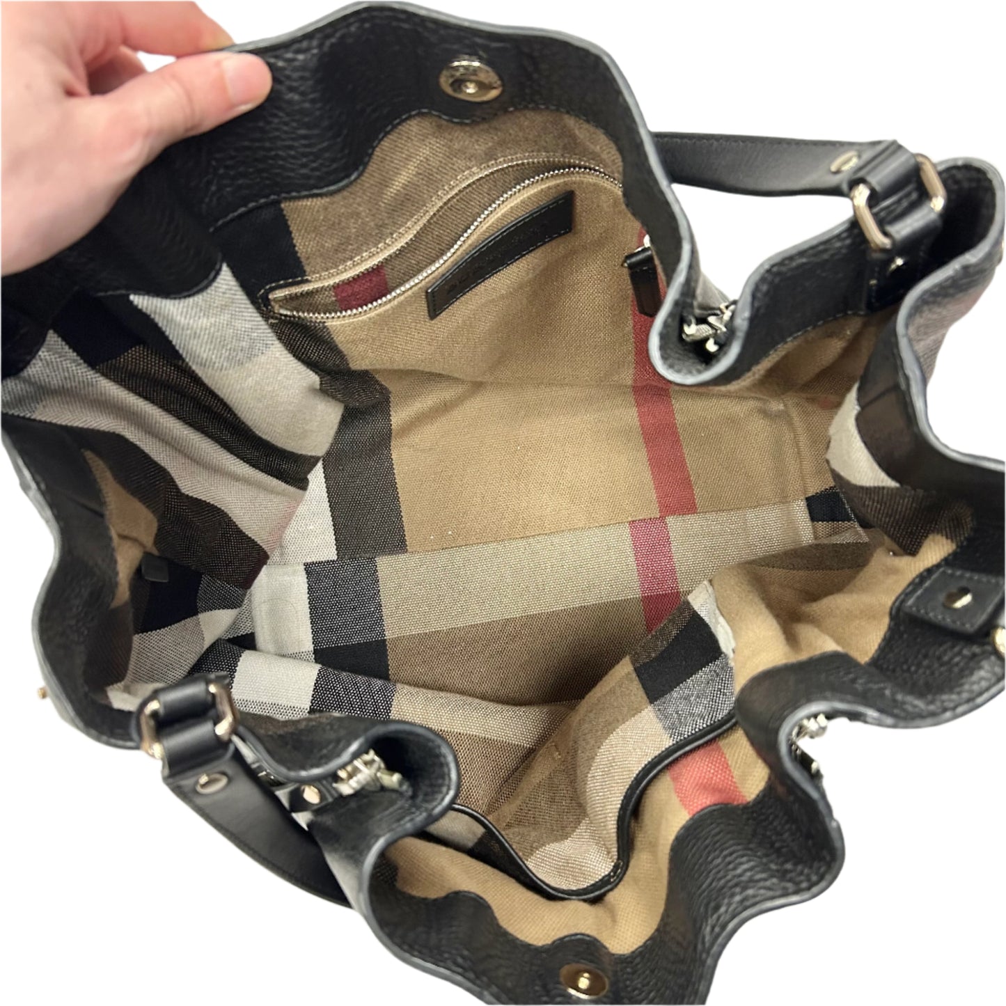 Handbag Luxury Designer By Burberry, Size: Large