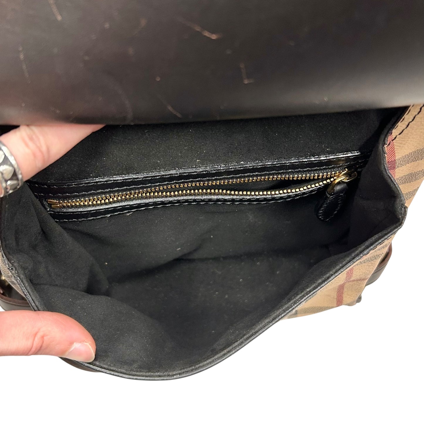 Crossbody Luxury Designer By Burberry, Size: Medium