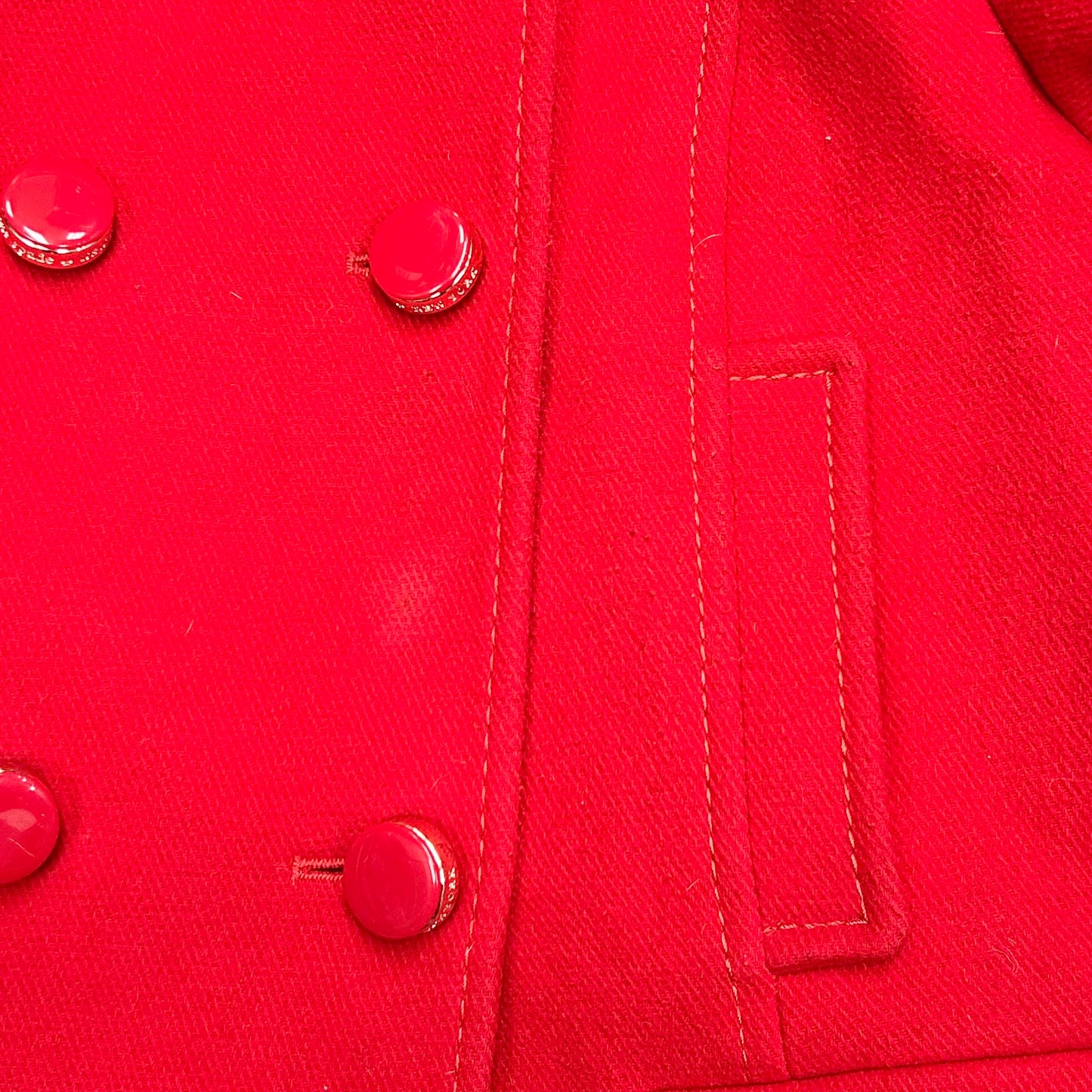 Coat Designer By Kate Spade In Brown & Red, Size: S