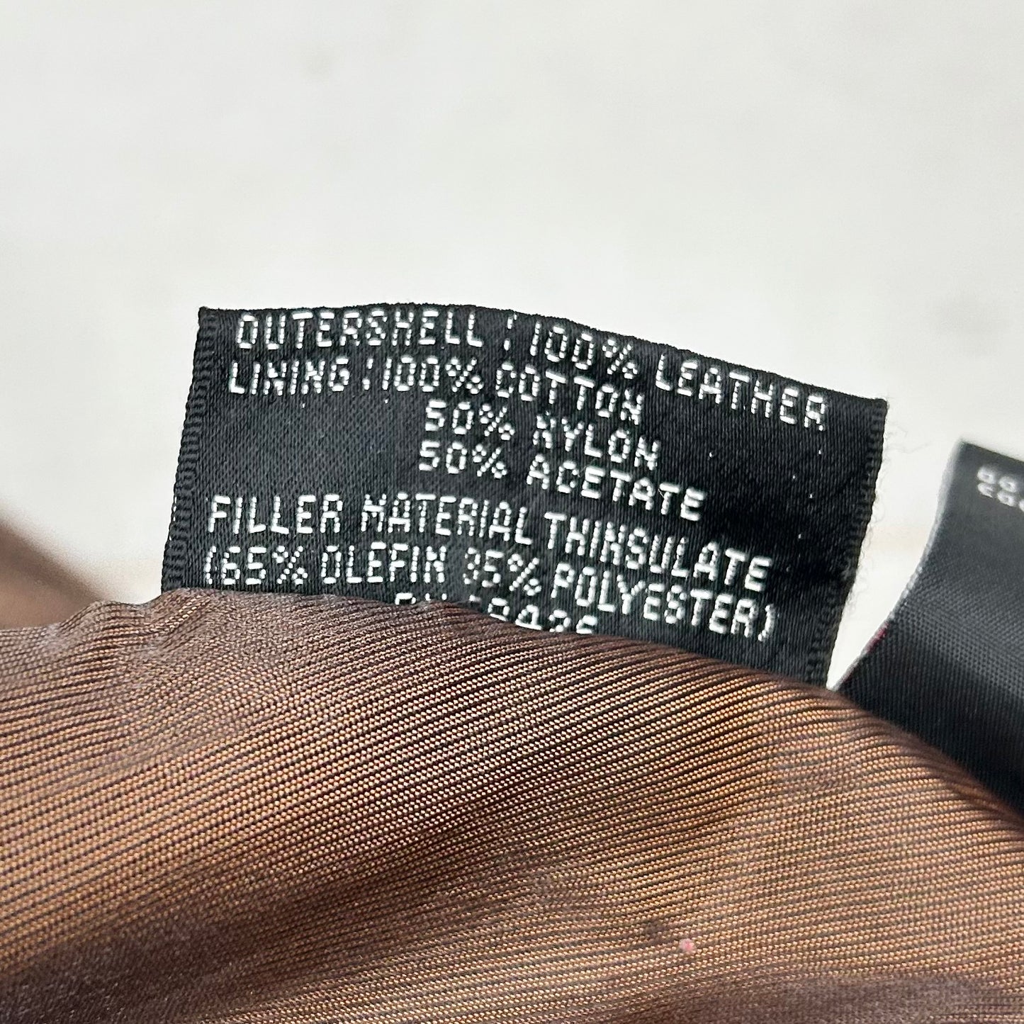 Coat Leather By Wilsons Leather In Brown, Size: L