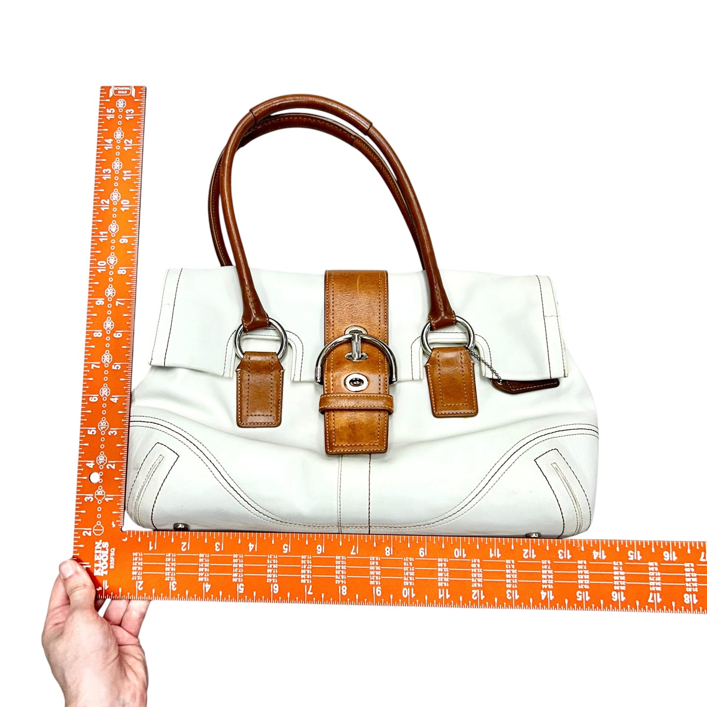 Handbag Designer By Coach, Size: Medium