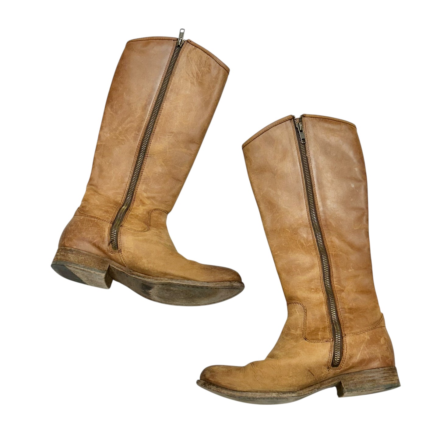 BOOTS DESIGNER by FRYE In TAN, Size: 7