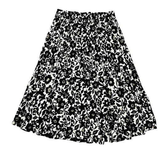 Skirt Midi By Max Studio In Black & White, Size: Xl