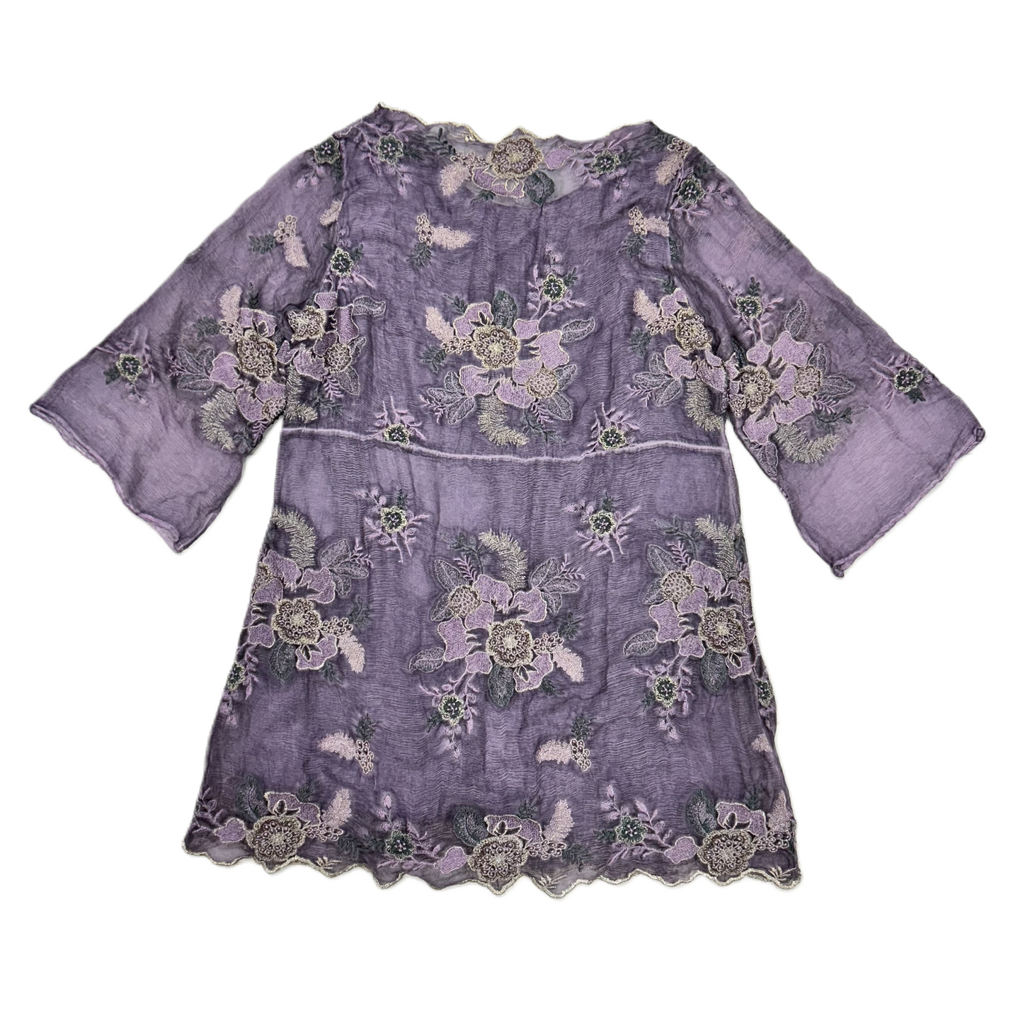 Tunic Long Sleeve By Soft Surroundings In Purple, Size: L