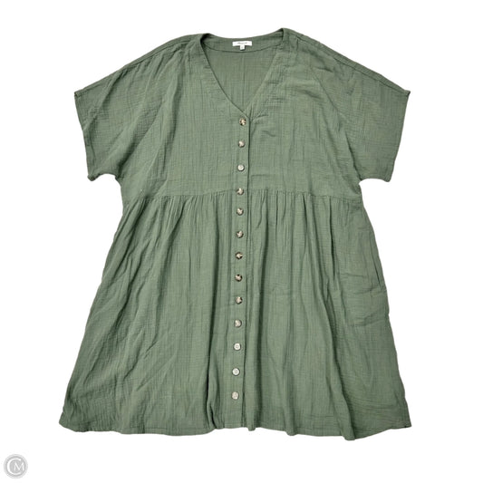 Dress Casual Midi By Madewell In Green, Size: 3x