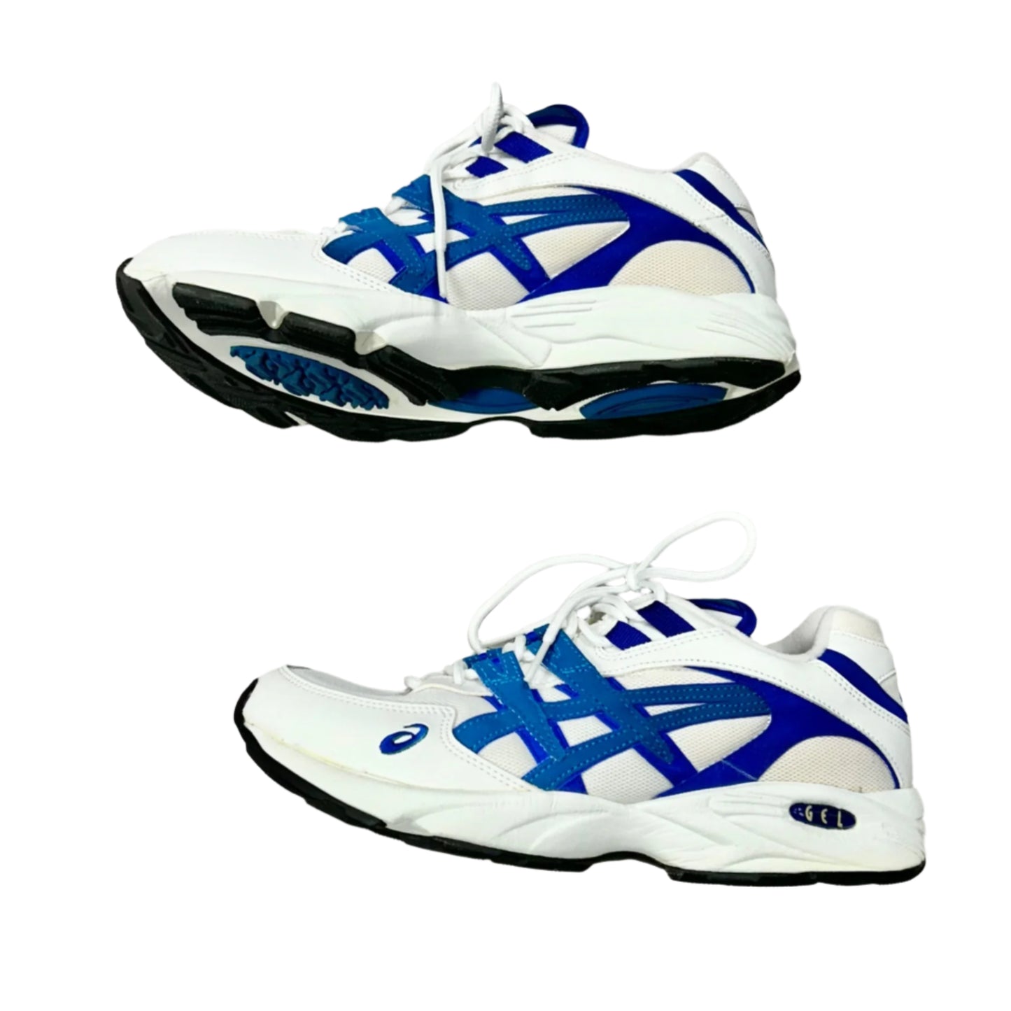 Shoes Sneakers By Asics In Blue & White, Size: 8.5