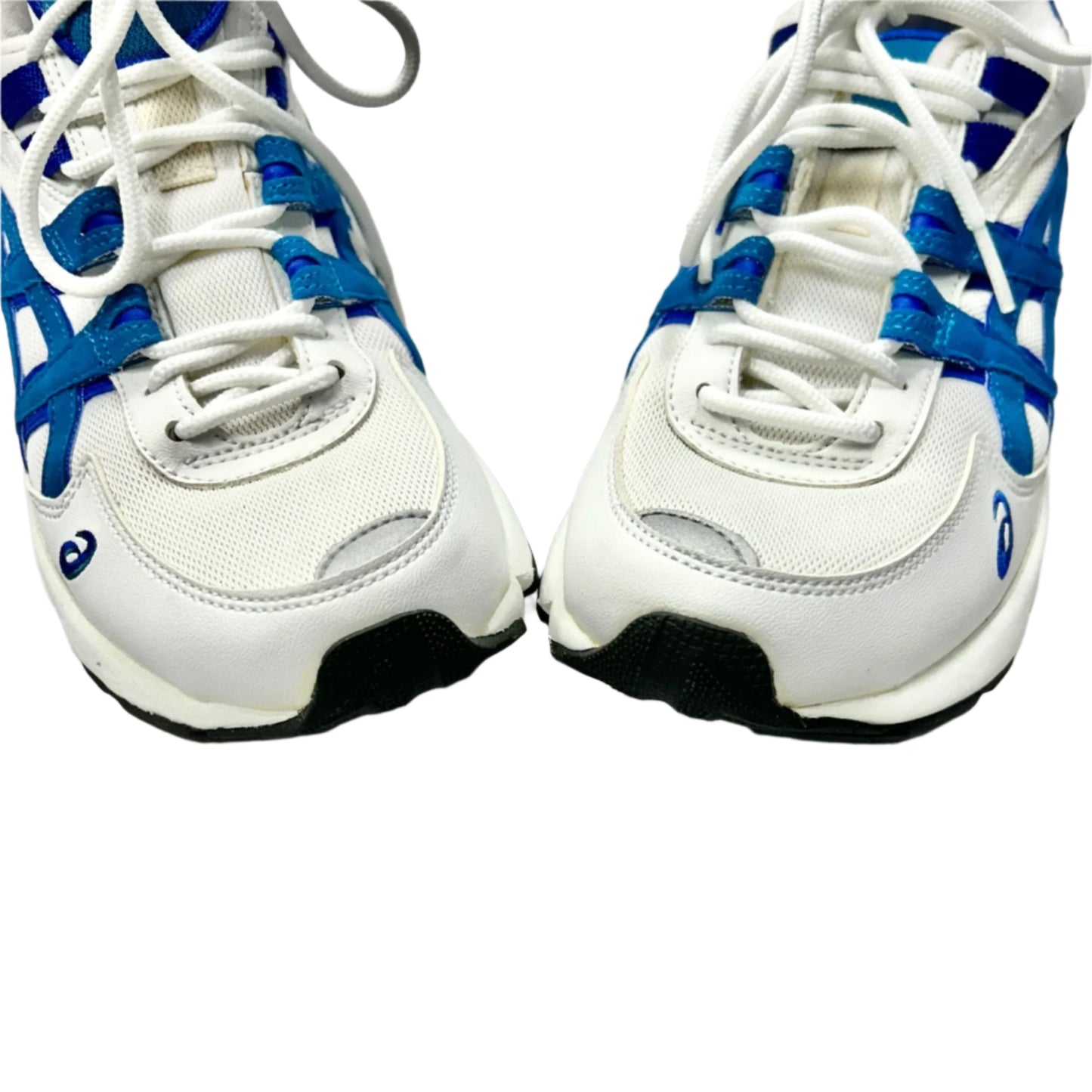 Shoes Sneakers By Asics In Blue & White, Size: 8.5