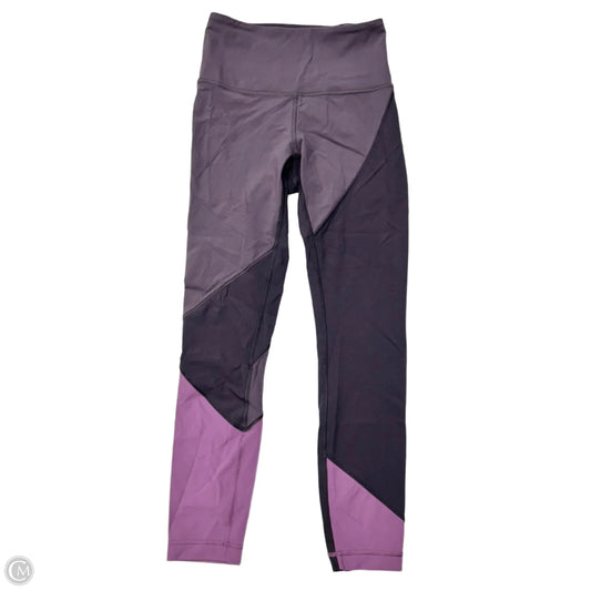 Athletic Leggings By Lululemon In Purple, Size: 4