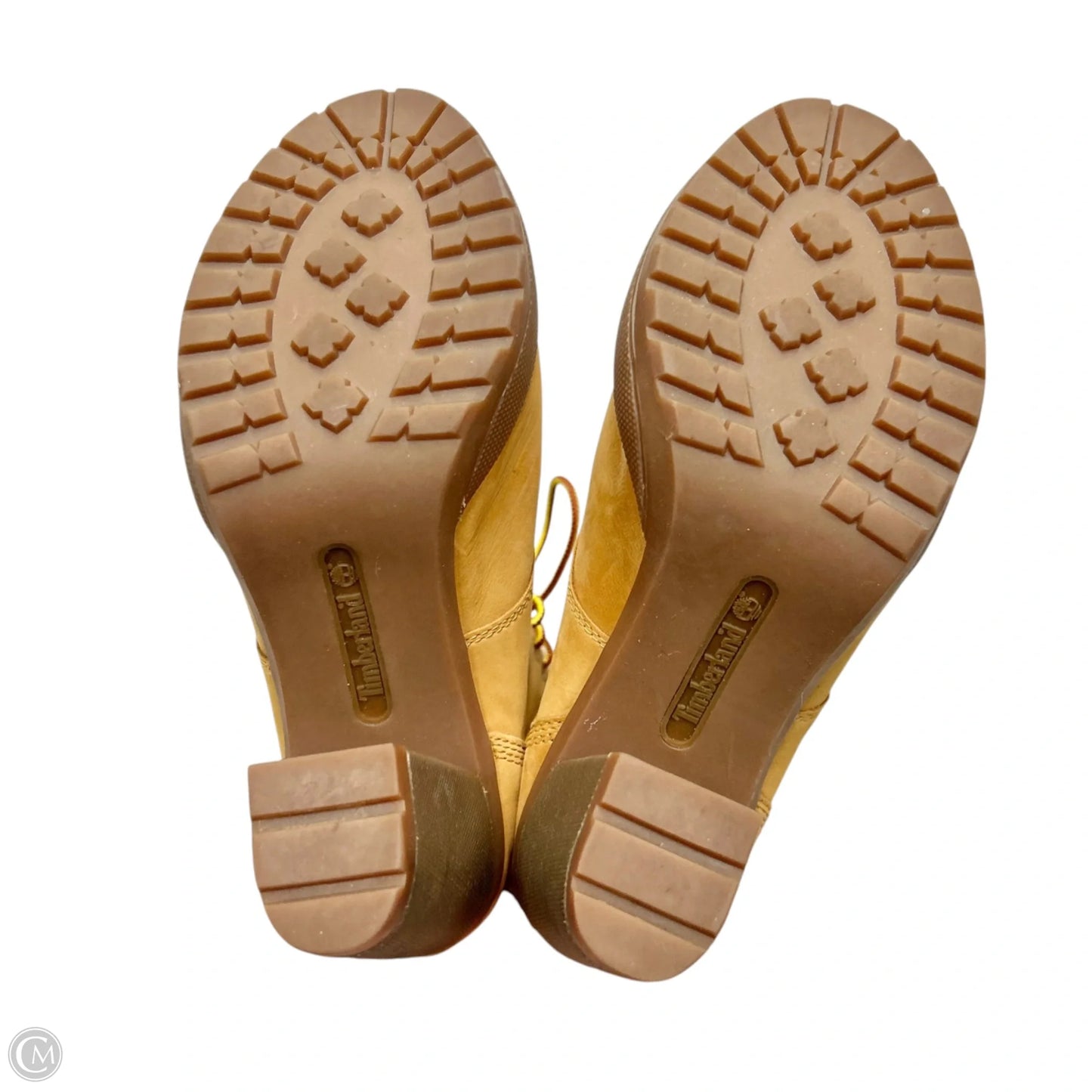 Boots Ankle Heels By Timberland In Brown, Size: 6.5