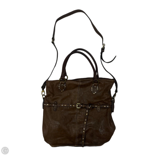 Handbag Leather By Calvacani, Size: Large