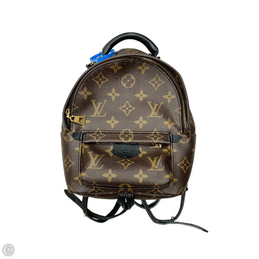 Backpack Luxury Designer By Louis Vuitton, Size: Small
