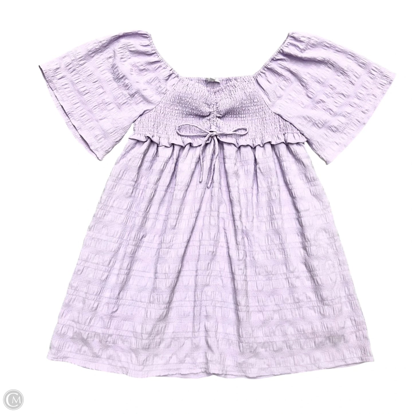 Dress Party Short By Clothes Mentor In Purple, Size: 3x