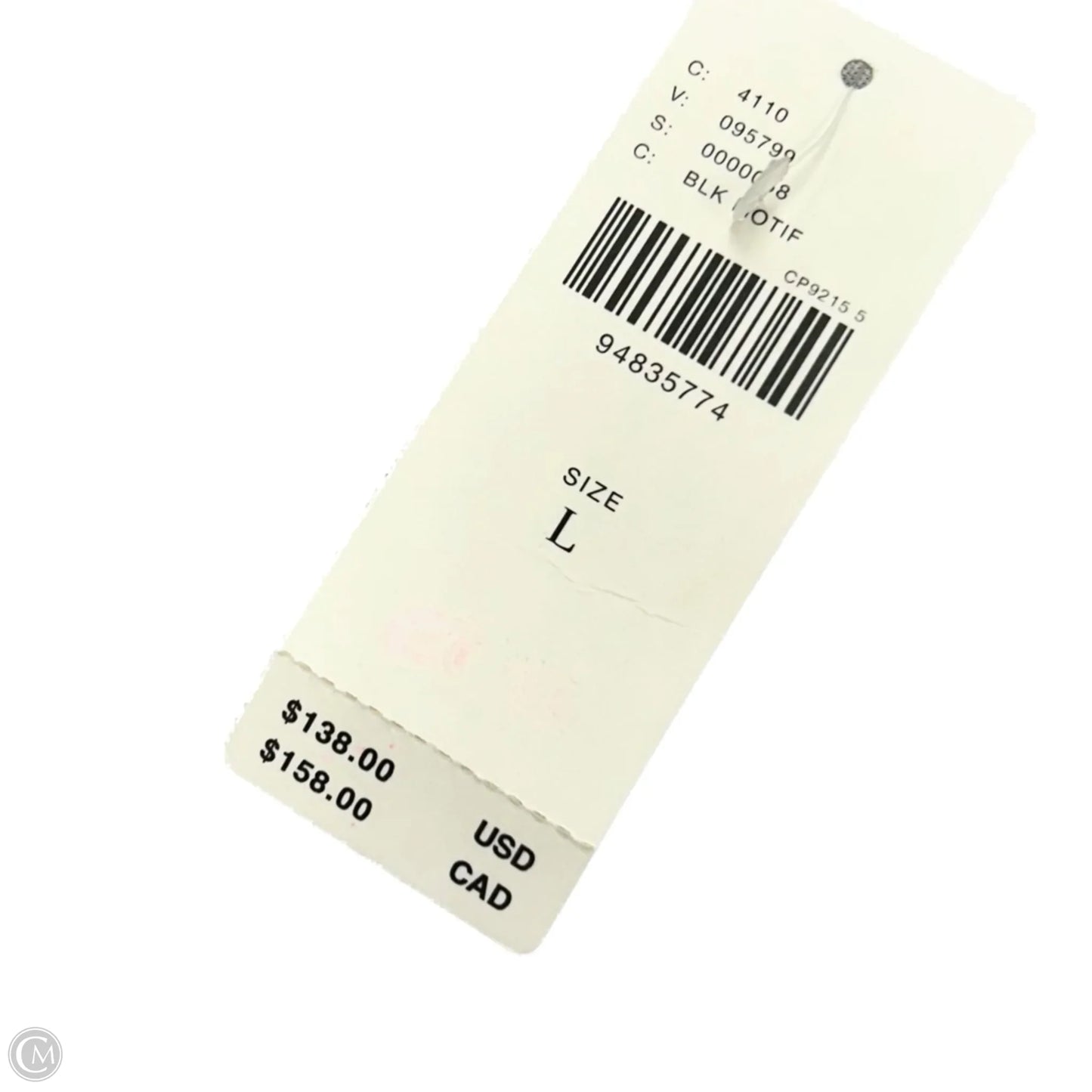 Blouse Long Sleeve By Anthropologie In Black & Gold, Size: L