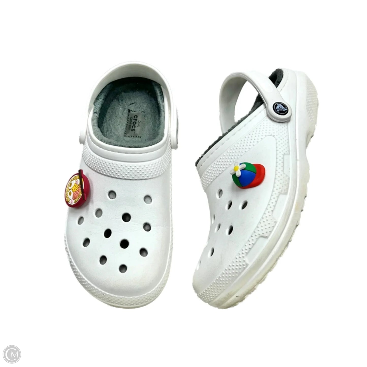 Sandals Sport By Crocs In White, Size: 10