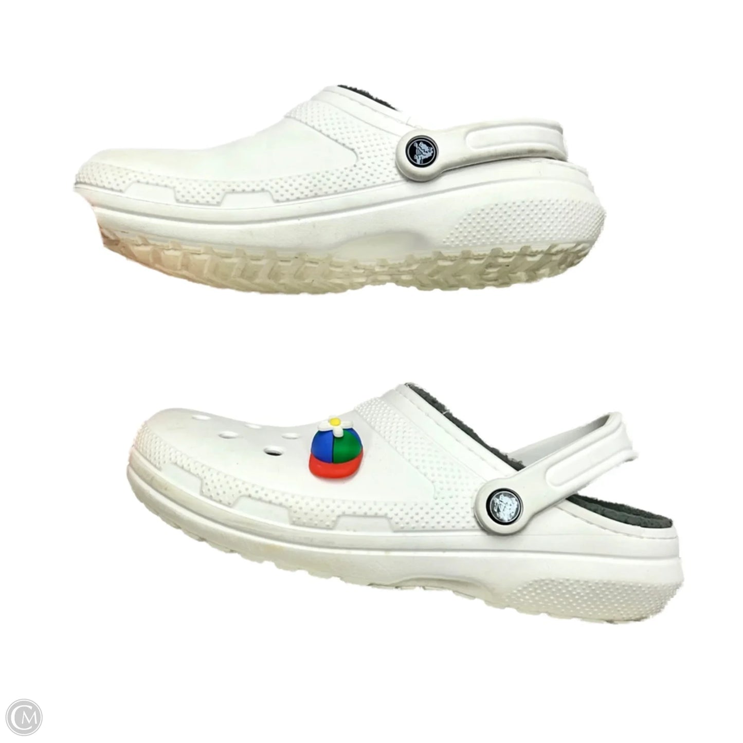 Sandals Sport By Crocs In White, Size: 10