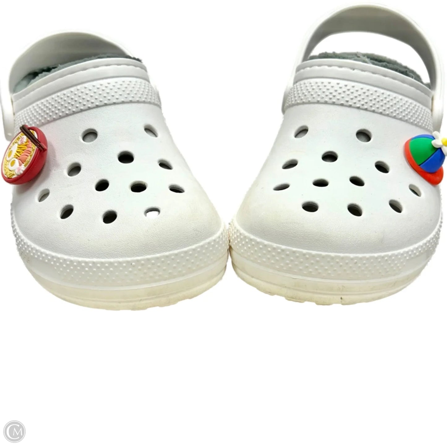Sandals Sport By Crocs In White, Size: 10