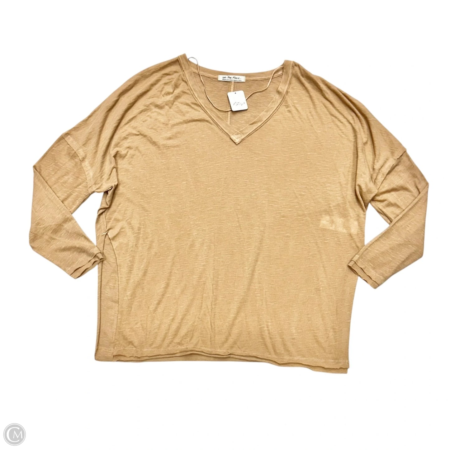 Top Long Sleeve By We The Free In Tan, Size: M