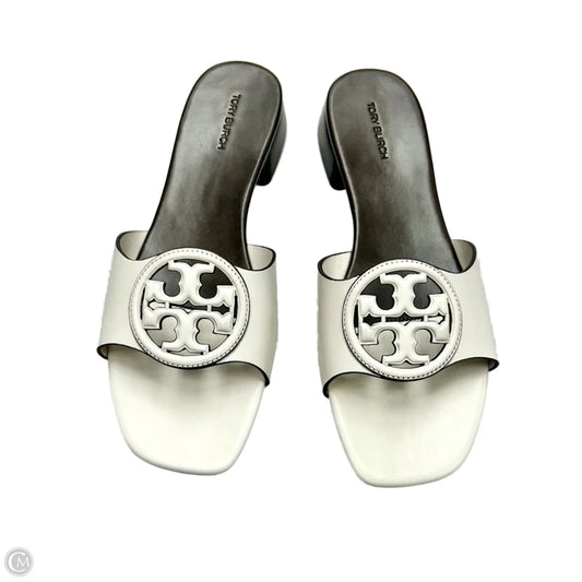 Shoes Designer By Tory Burch In Brown & White, Size: 7.5