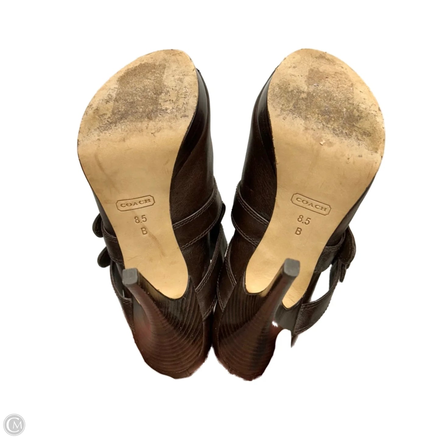 Shoes Designer By Coach In Brown, Size: 8.5