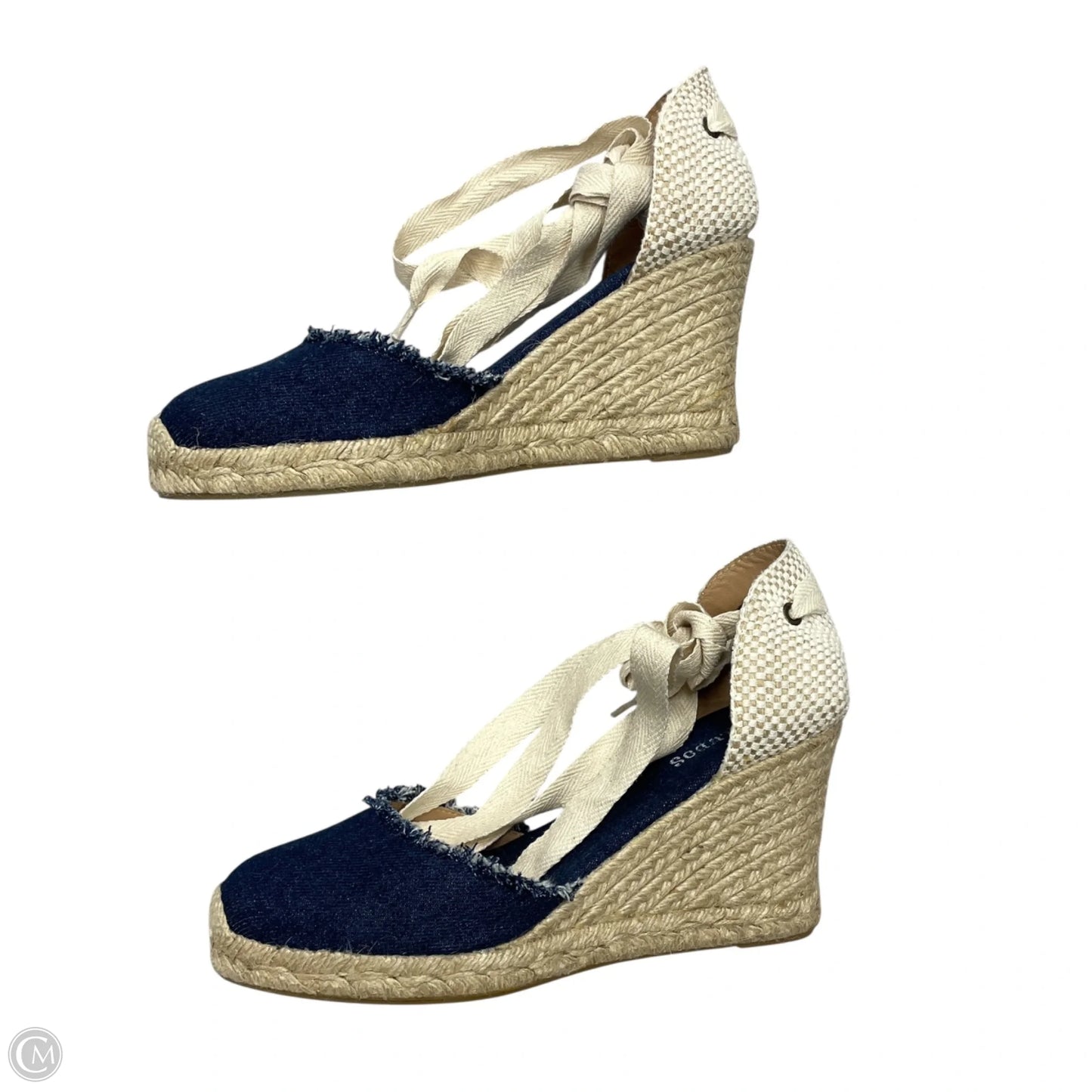 Shoes Heels Wedge By Soludos In Blue, Size: 9
