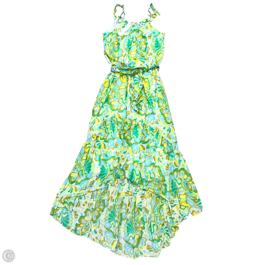 Dress Party Long By Trina Turk In Blue & Green, Size: Xs