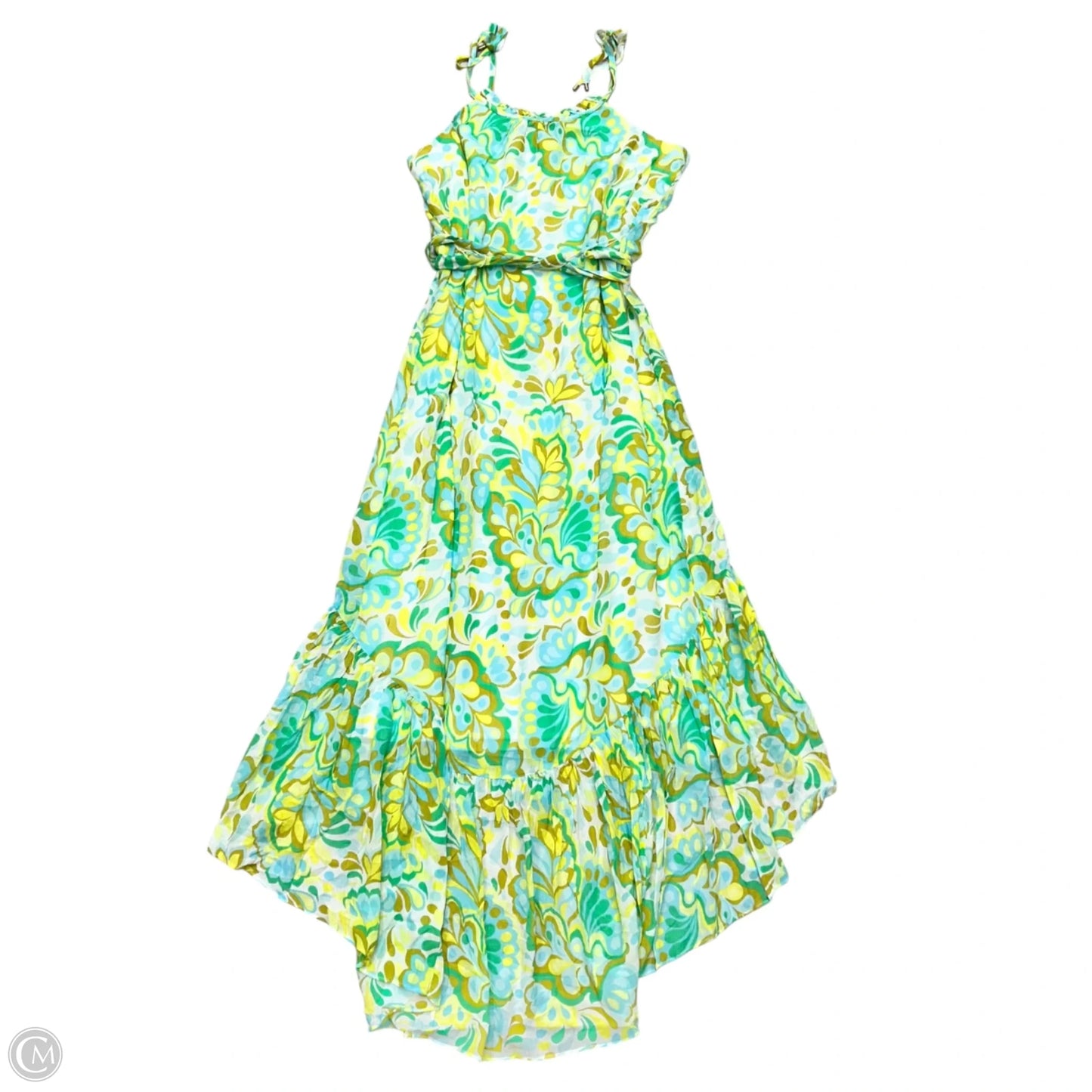 Dress Party Long By Trina Turk In Blue & Green, Size: Xs