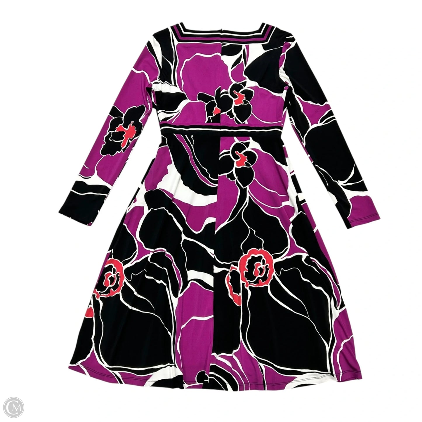 Dress Work By Trina Turk In Black & Purple, Size: Xs