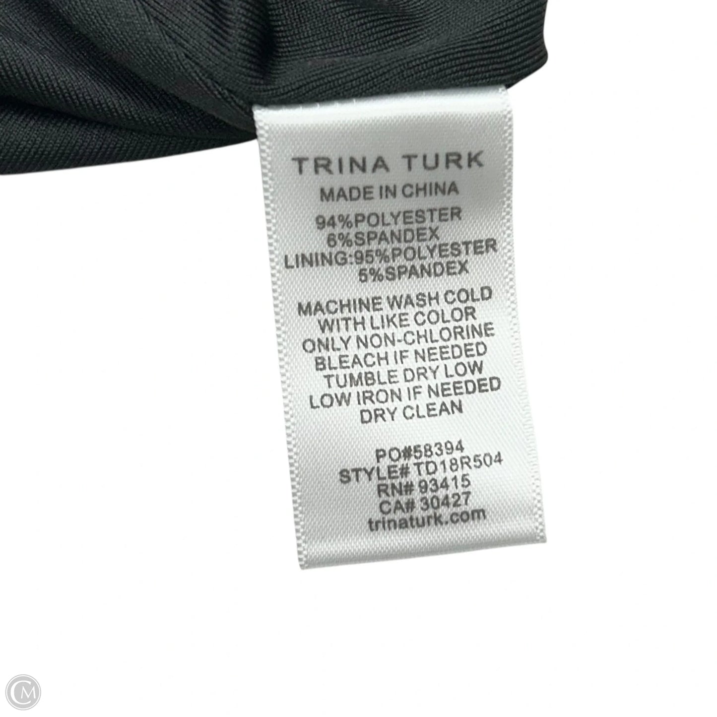 Dress Work By Trina Turk In Black & Purple, Size: Xs