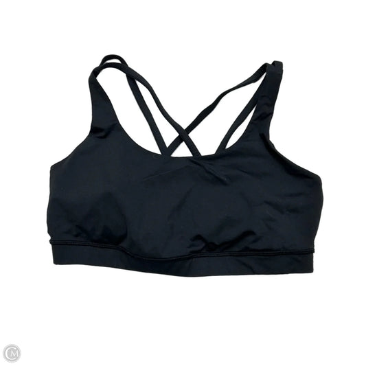 Athletic Bra By Lululemon In Black, Size: 12