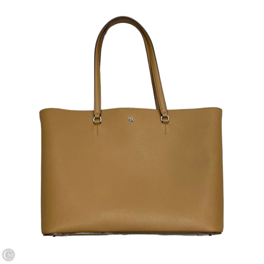 Handbag Leather By Lauren By Ralph Lauren, Size: Large