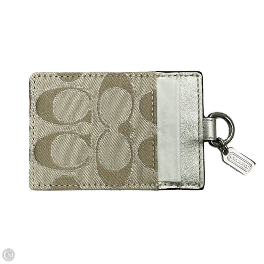 Id/card Lanyard Holder Designer By Coach, Size: Small