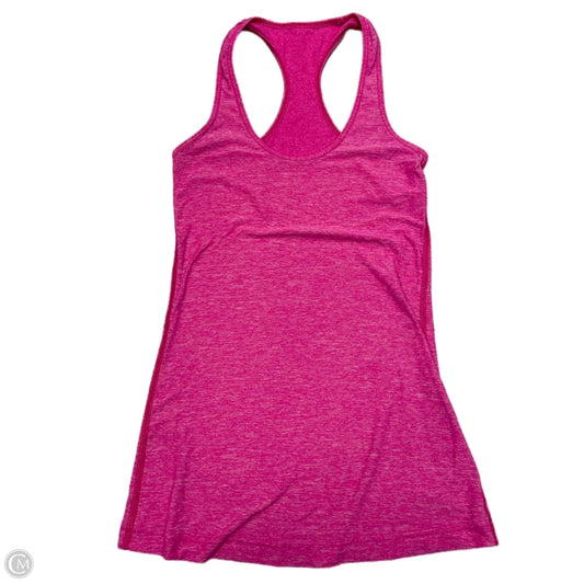Athletic Tank Top By Lululemon In Pink, Size: S