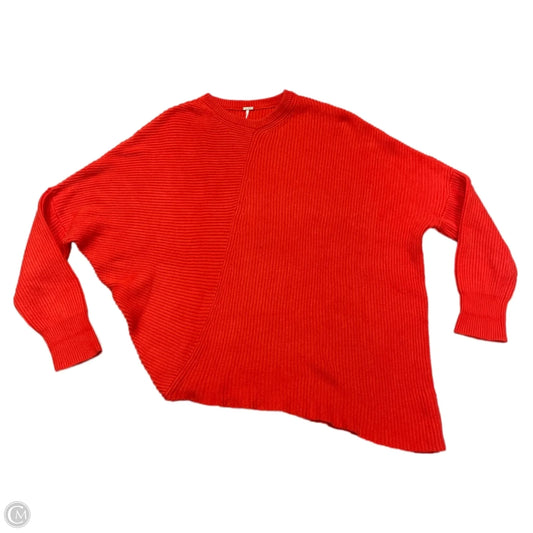 Sweater By Free People In Orange, Size: L
